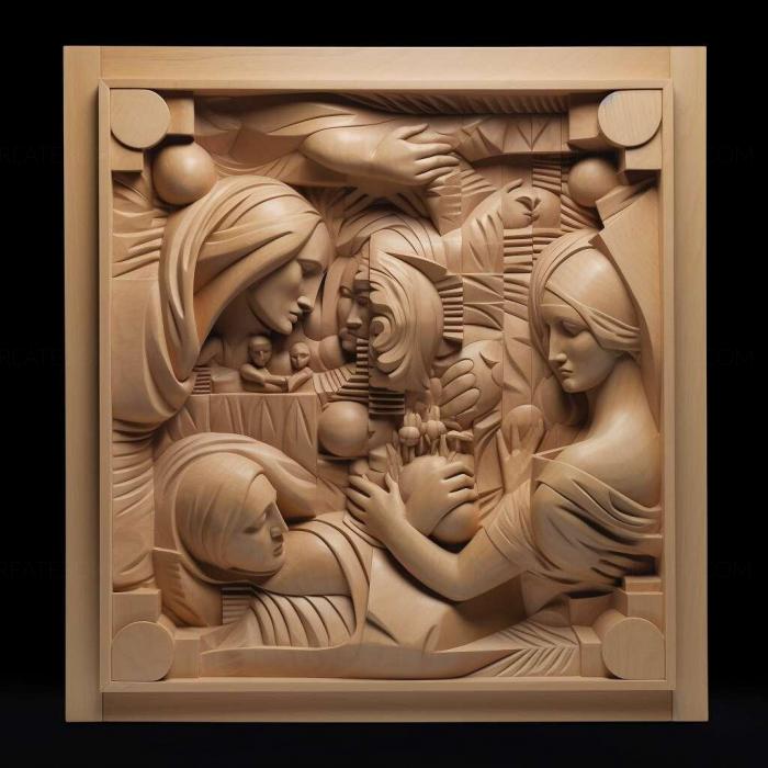 نموذج ثلاثي الأبعاد لآلة CNC 3D Art 